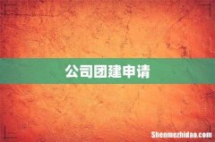 公司团建申请