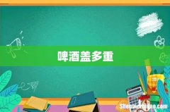 啤酒盖多重