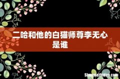 二哈和他的白猫师尊李无心是谁