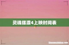 灵魂摆渡4上映时间表
