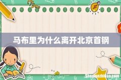 马布里为什么离开北京首钢