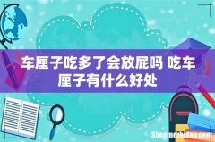 车厘子吃多了会放屁吗 吃车厘子有什么好处