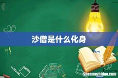 沙僧是什么化身