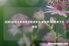 花呗1000怎么套出来手续费多少 套花呗1000要多少手续费