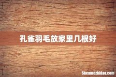 孔雀羽毛放家里几根好