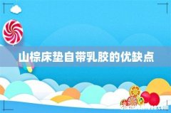 山棕床垫自带乳胶的优缺点