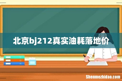 北京bj212真实油耗落地价