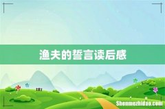 渔夫的誓言读后感