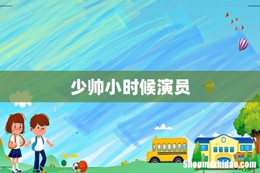 少帅小时候演员