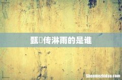 甄嬛传淋雨的是谁