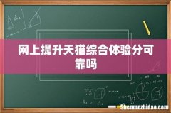 网上提升天猫综合体验分可靠吗
