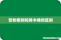 宫粉紫荆和异木棉的区别