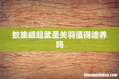 蚁族崛起武圣关羽值得培养吗