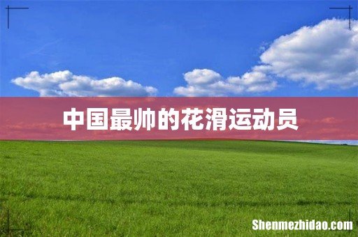 中国最帅的花滑运动员