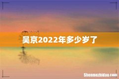 吴京2022年多少岁了