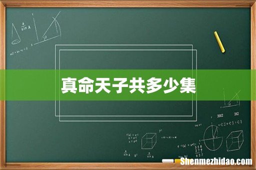 真命天子共多少集