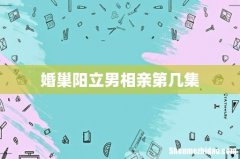 婚巢阳立男相亲第几集