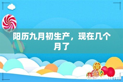 阳历九月初生产,现在几个月了