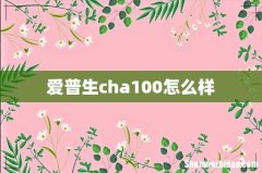 爱普生cha100怎么样