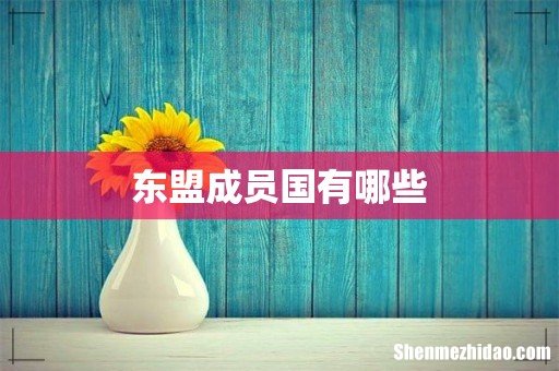 东盟成员国有哪些