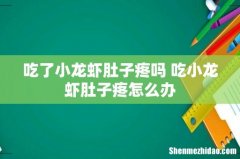 吃了小龙虾肚子疼吗 吃小龙虾肚子疼怎么办