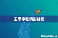 王思宇张倩影结局