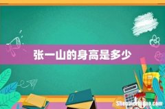 张一山的身高是多少