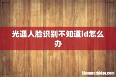 光遇人脸识别不知道id怎么办