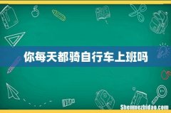 你每天都骑自行车上班吗