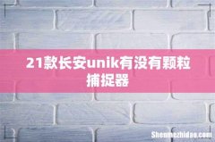 21款长安unik有没有颗粒捕捉器