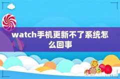 watch手机更新不了系统怎么回事