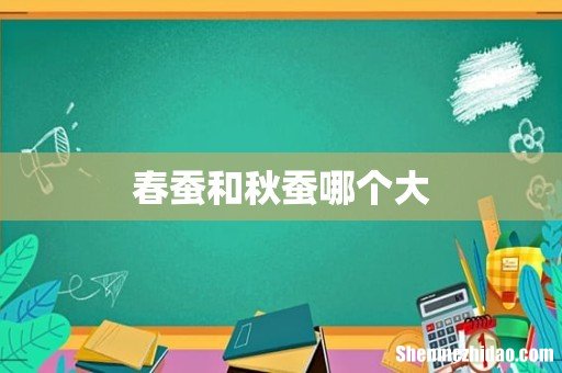春蚕和秋蚕哪个大