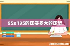 95x195的床买多大的床垫