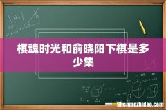 棋魂时光和俞晓阳下棋是多少集