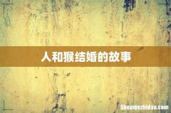 人和猴结婚的故事
