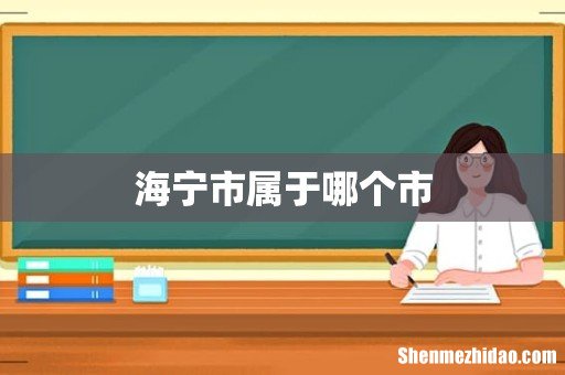 海宁市属于哪个市