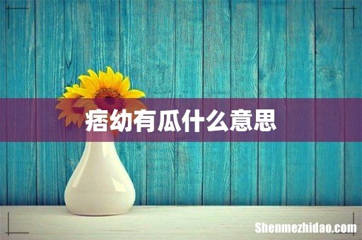 痞幼有瓜什么意思