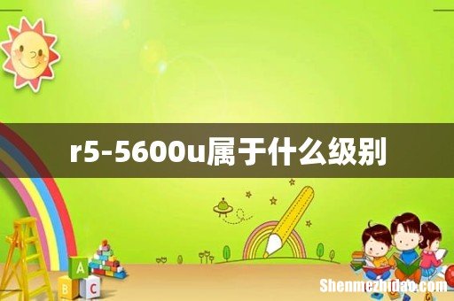 r5-5600u属于什么级别