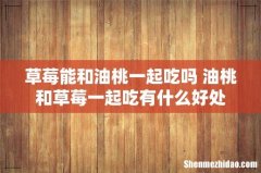 草莓能和油桃一起吃吗 油桃和草莓一起吃有什么好处