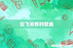 云飞关牧村歌曲