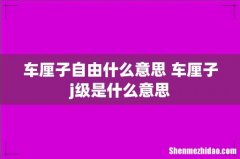 车厘子自由什么意思 车厘子j级是什么意思