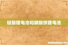 硅酸锂电池和磷酸铁锂电池