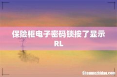 保险柜电子密码锁按了显示RL