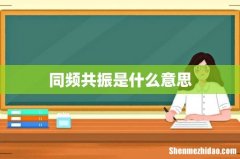 同频共振是什么意思