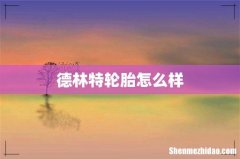 德林特轮胎怎么样