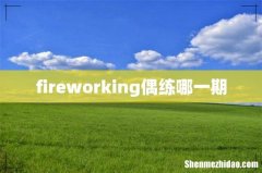 fireworking偶练哪一期
