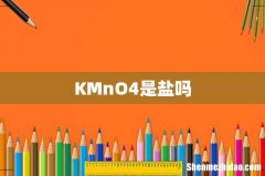 KMnO4是盐吗