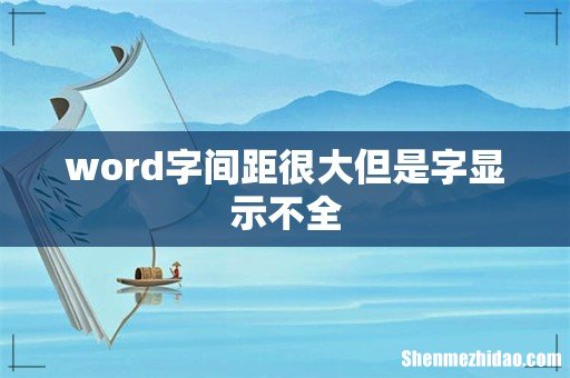 word字间距很大但是字显示不全