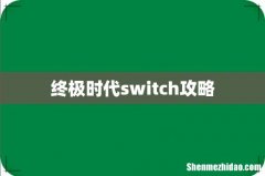 终极时代switch攻略
