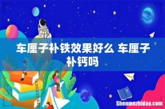 车厘子补铁效果好么 车厘子补钙吗